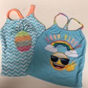 Girls bathing suit tops (new)